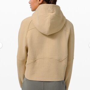 lululemon athletica Cropped Hooded Pullover in Sand